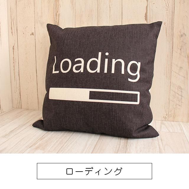 deviseworks クッションカバー ロゴ柄 LOGO ロゴクッションカバー