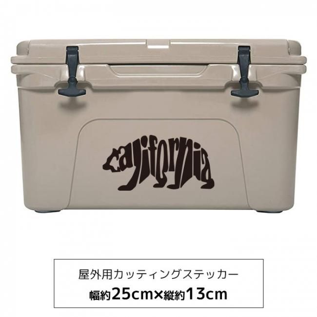 メール便送料無料 Yeti タンドラ 45 キャンプ おしゃれ ストーブ ステッカー カッティングシート アウトドア クーラーボックス ペール缶 ダストボックス カッコイイ 屋外 Diy シール 英語 はがせる 防水 ロゴ 文字 韓国 可愛い オリジナルステッカー カリフォルニア ベア