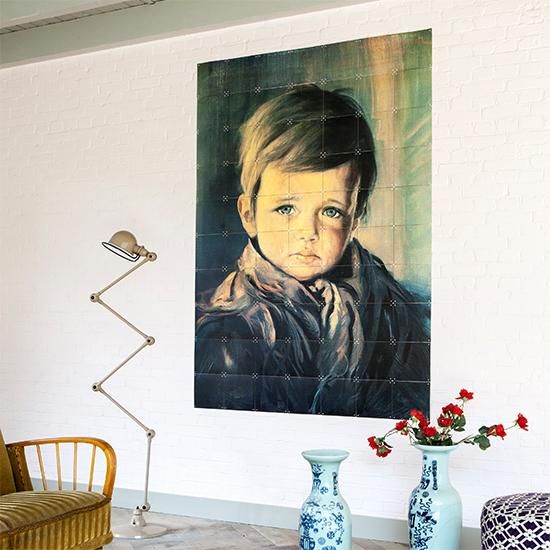 【IXXI】ウォールピクチャー ピクセル モナリザ 200×200cm アウトレット】アントレックス IXXI ウォールピクチャー