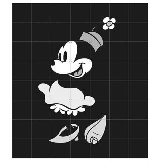 Minnie Mouse Black & White / IXXI ウォールピクチャー