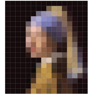 Girl with Pearl Earring pixcel　/   IXXI ウォールピクチャー