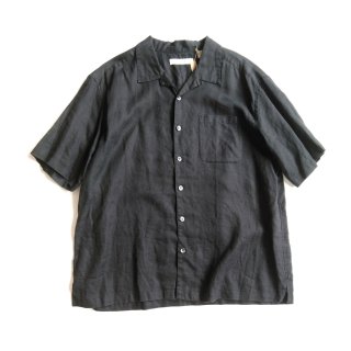 USED men's<br>LINEN SHIRT / black