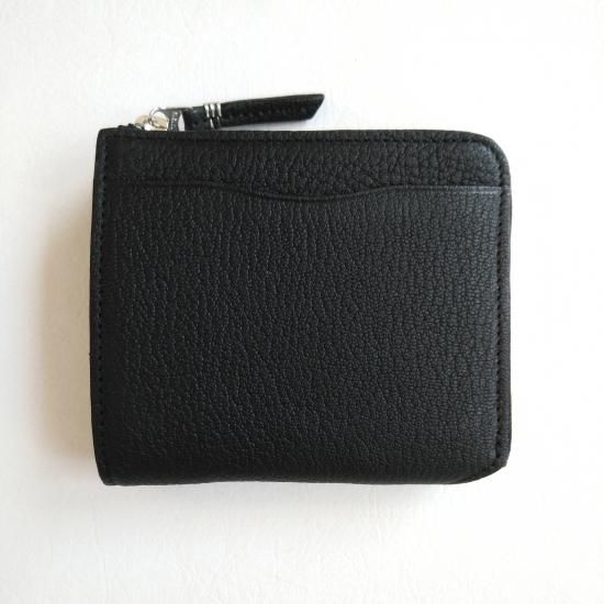 SLOW goat leather mini round L zip wallet SLOW goat leather mini round L zip wallet