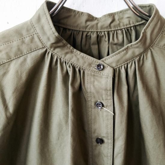 Nigel Cabourn WOMAN VINTAGE GATHER BLOUSE