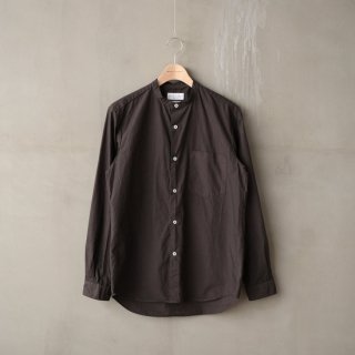 Manual Alphabet<br>LOOSE FIT BAND COLLAR SHIRT 2