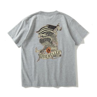 GOOD HELLER<br>HAND PAINTING AMERICAN LOGO S/S TSHIRT