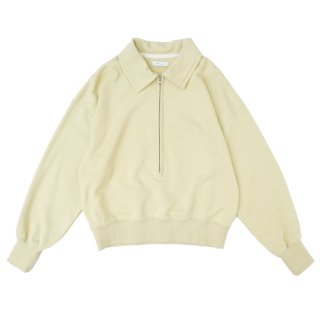<img class='new_mark_img1' src='https://img.shop-pro.jp/img/new/icons8.gif' style='border:none;display:inline;margin:0px;padding:0px;width:auto;' />MY___ <br>HALF ZIP SWEAT WITH COLLAR

