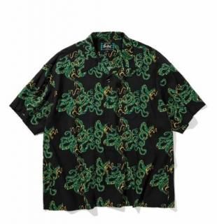 GOOD HELLER <br>SNAKE BORDER PATTERN SHIRT