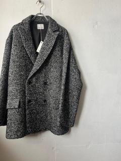 <img class='new_mark_img1' src='https://img.shop-pro.jp/img/new/icons6.gif' style='border:none;display:inline;margin:0px;padding:0px;width:auto;' />Honnete <br>Double Breasted Over Fit JK