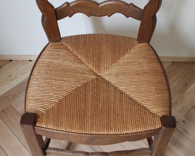 ラッシュシートチェアRush Seat Chair - フランスアンティーク ラッシュシートチェアRush Seat Chair - フランスアンティーク