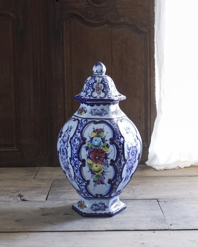 陶器 壺Decorative Vase - フランスアンティーク家具や雑貨の
