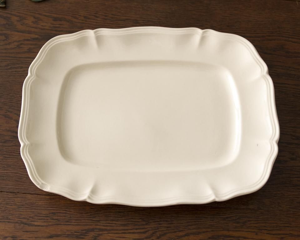 Sarreguemines” Rectangle Plate.2 - フランスアンティーク家具