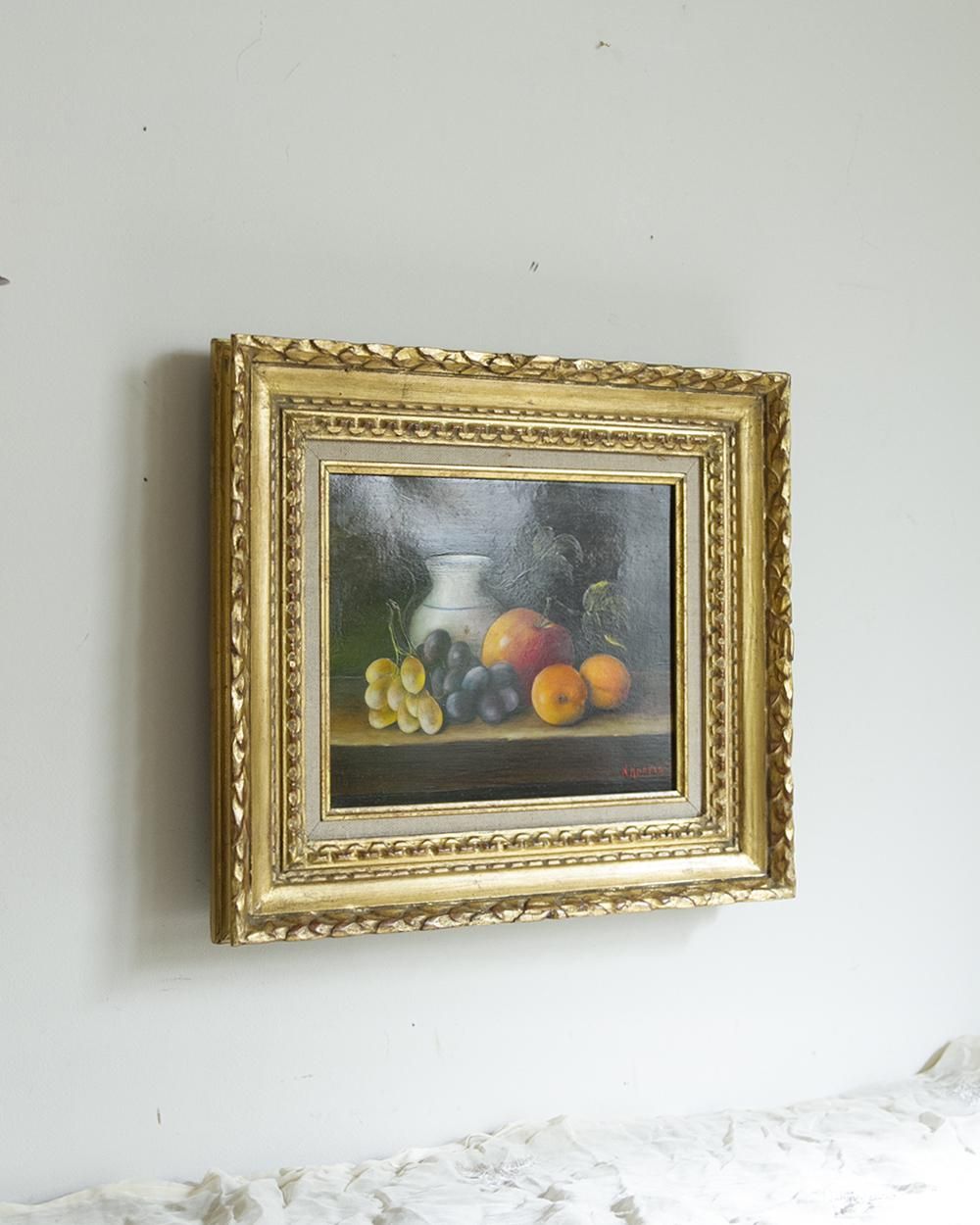 油絵  果実  4F 油絵 果実 4F 油絵 果実 4F 美術品・アンティーク・コレクション