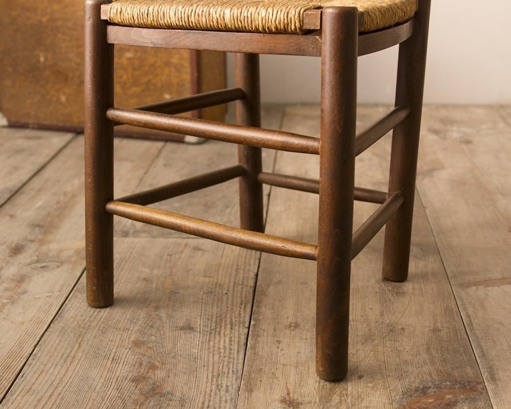 アンティーク ラダーバック ラッシュシートチェア | Antiques Knock