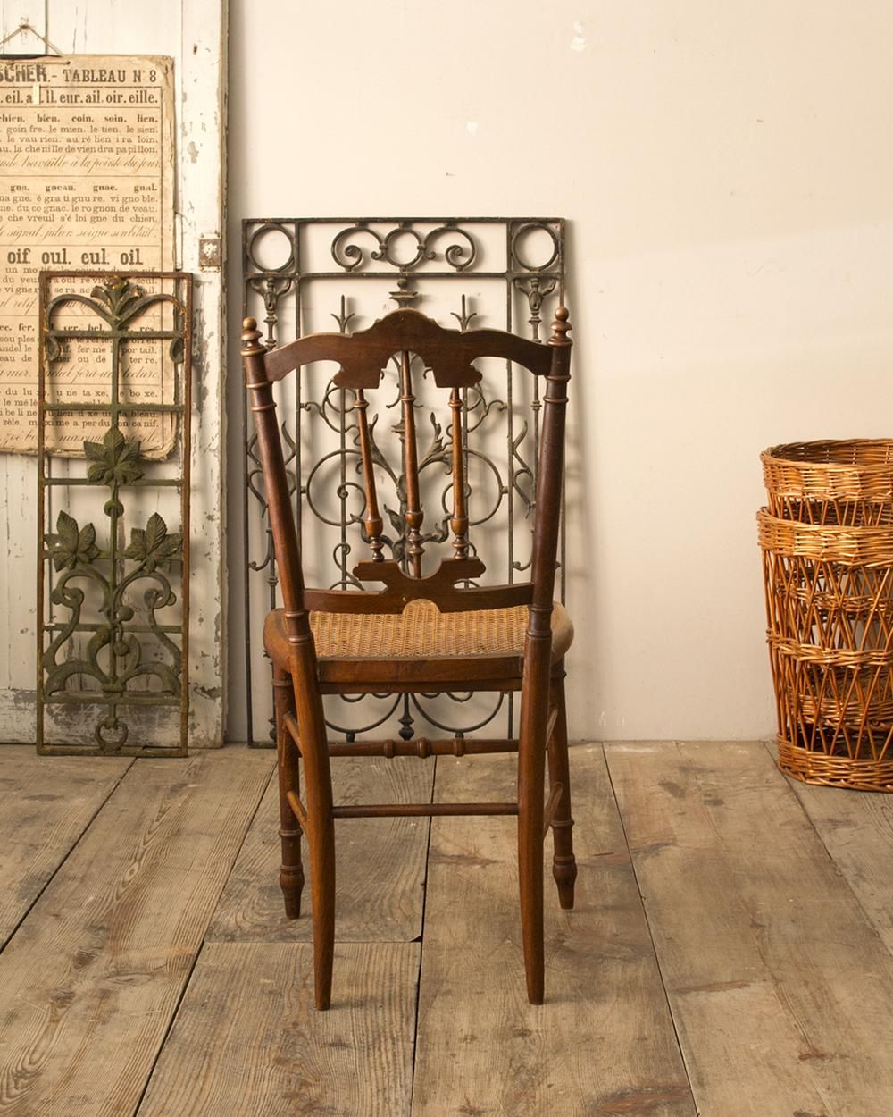 フランス　アンティーク  ラタン  チェア フランスヴィンテージ ラタンチェア.16 バンブーチェア