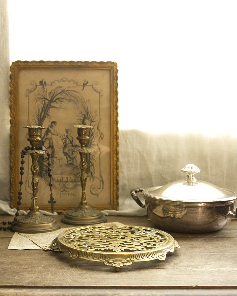 アンティーク 真鍮製 トリベット（鍋敷き） | Antiques Knock