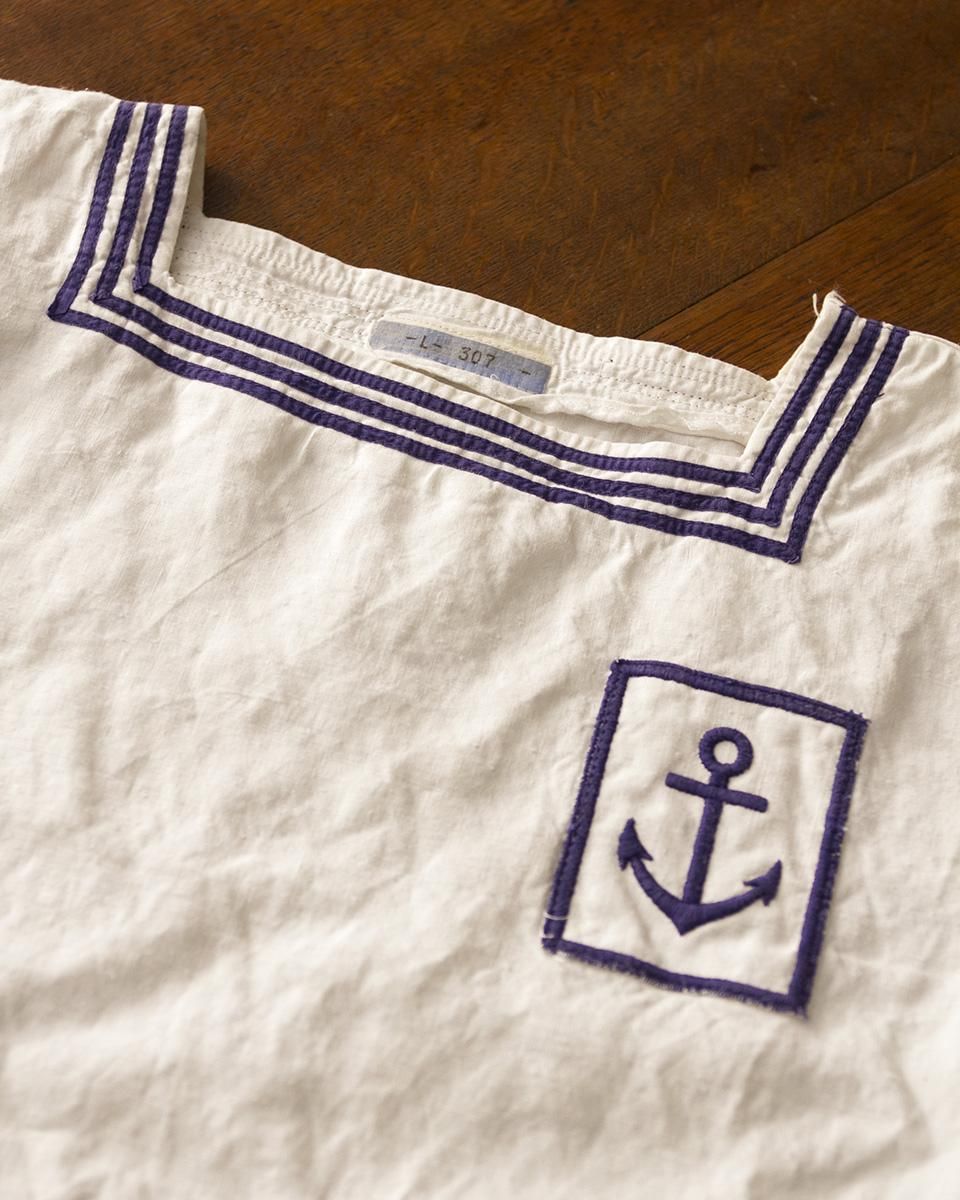 アンティーク フランス海軍 マリン セーラーシャツ.1 | Antiques アンティーク フランス海軍 マリン セーラーシャツ.1 | Antiques
