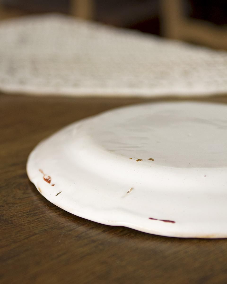 アンティーク セラミックプレート”花”（絵皿） | Antiques Knock