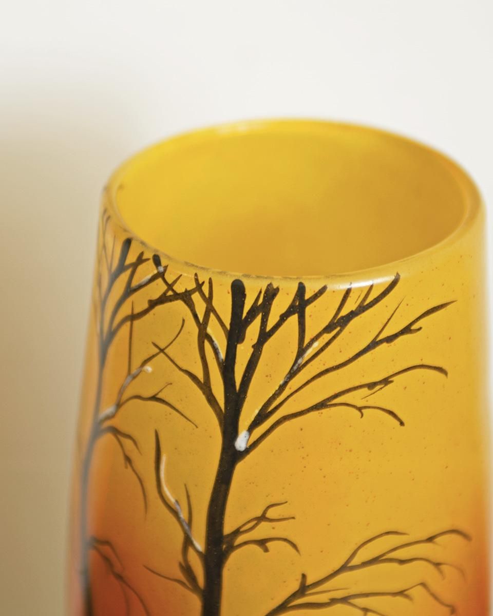 アンティーク ”Legras” フラワーベース 