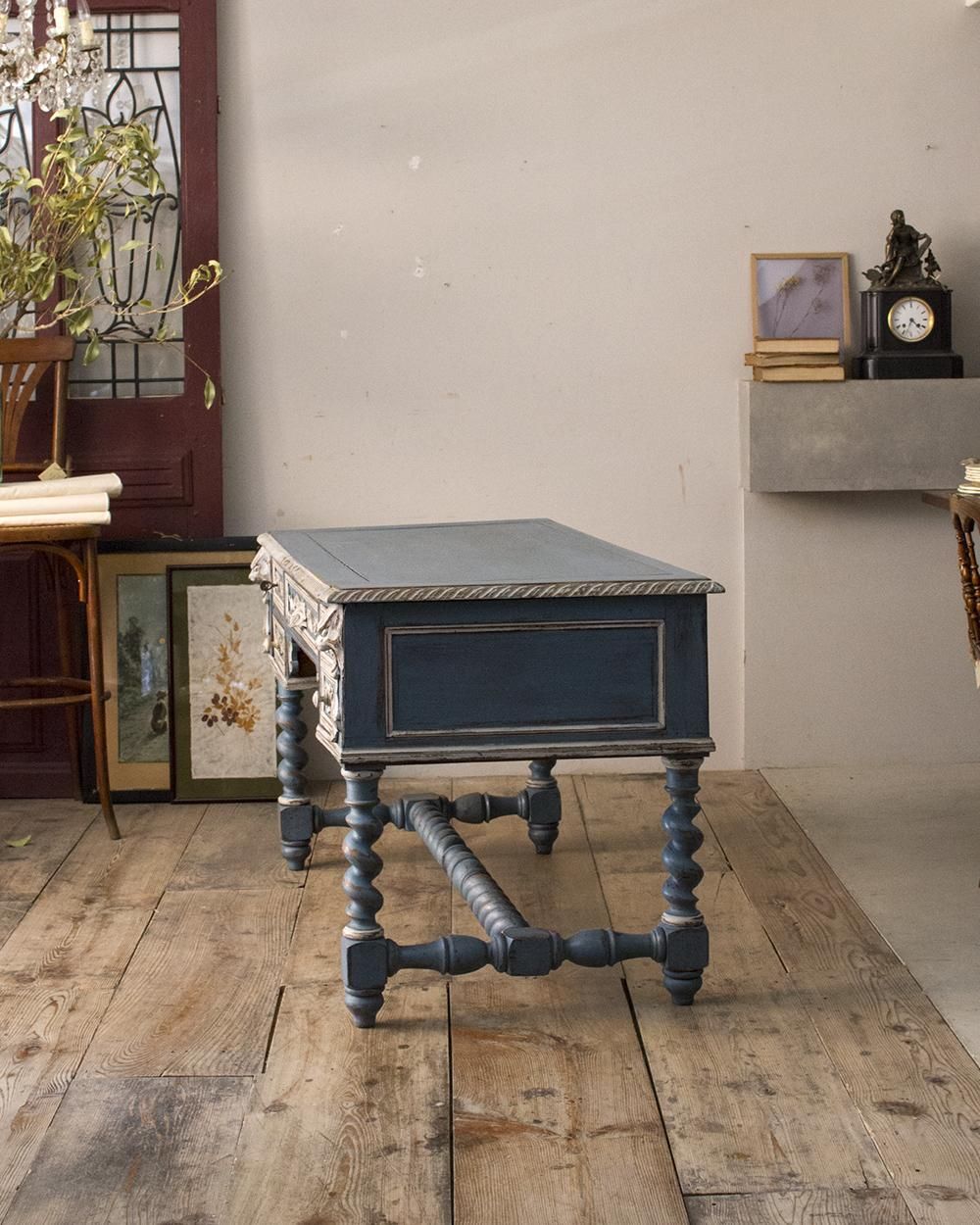 ビンテージ　ペイントデスク vintageワークデスク ダイニングテーブル サイズオーダー可能