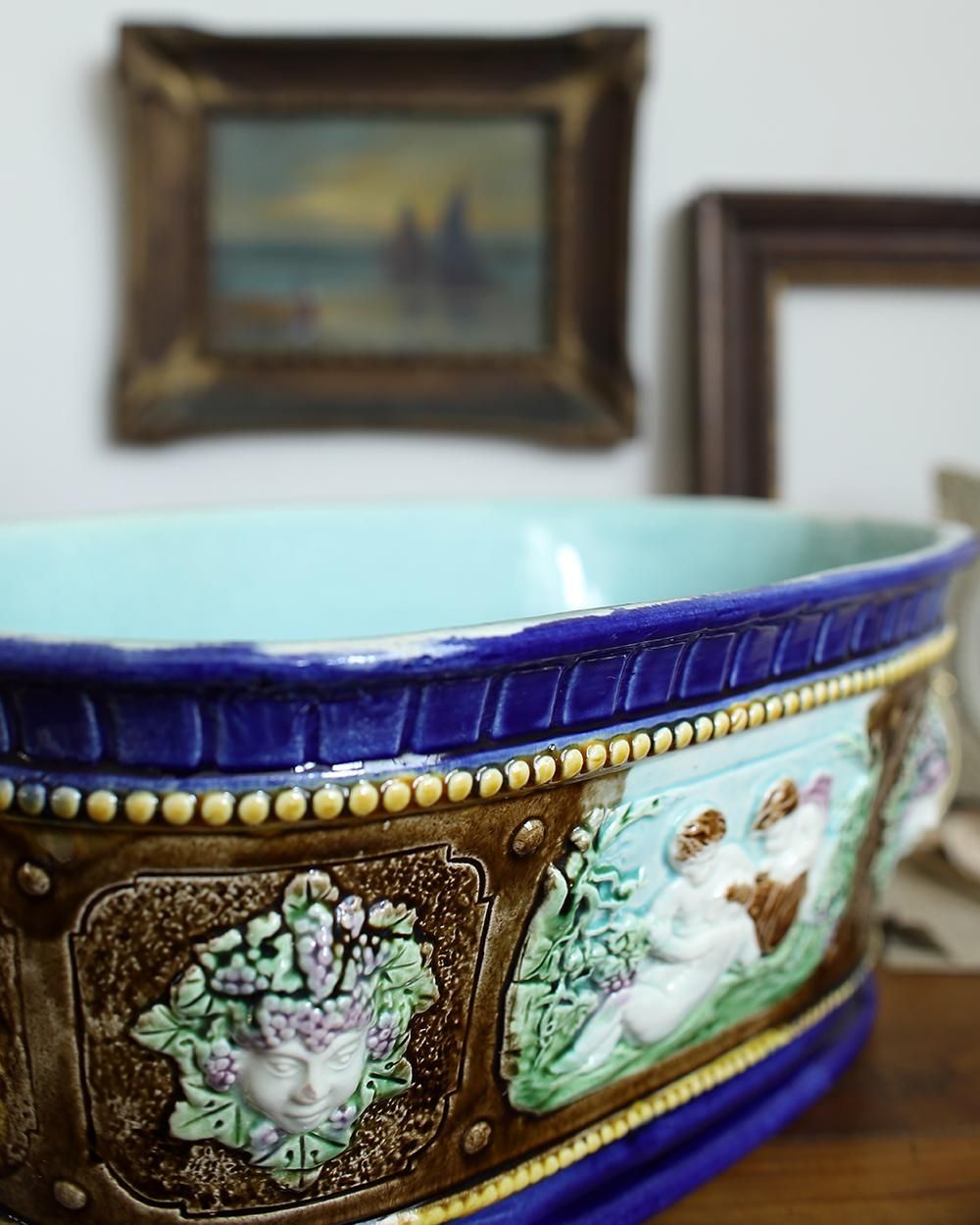 バルボティーヌ　花形のポット　つまみは花弁 バルボティーヌ 花形のポット つまみは花弁 美術品