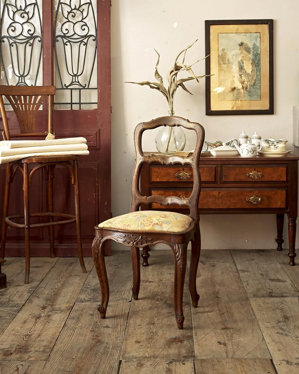 ラダーバック　ダイニングチェア　フランスアンティーク ラダーバック ダイニングチェア フランスアンティーク 【公式通販】