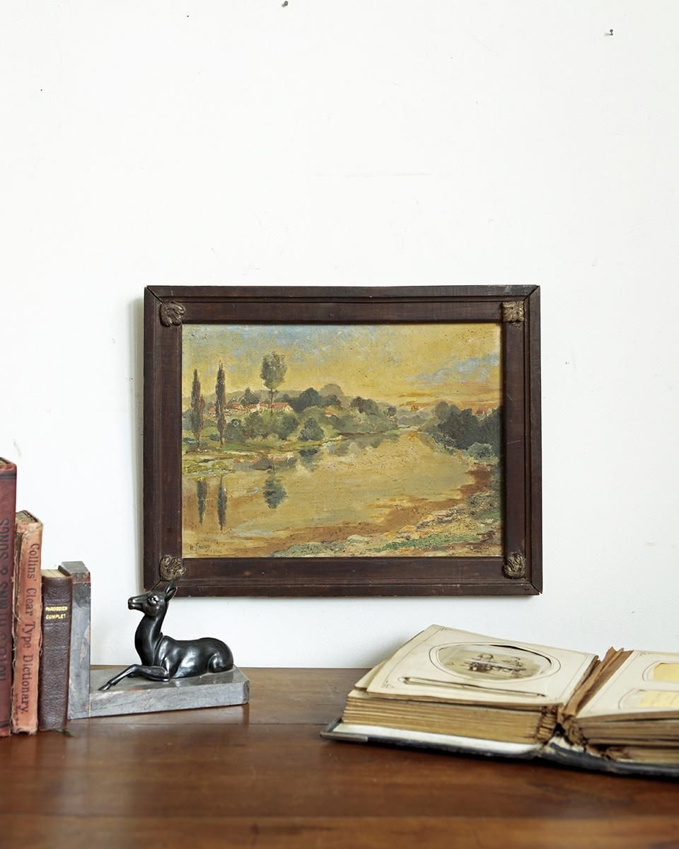 フランスアンティーク 油絵画 (油彩画）風景.4 | Antiques Knock