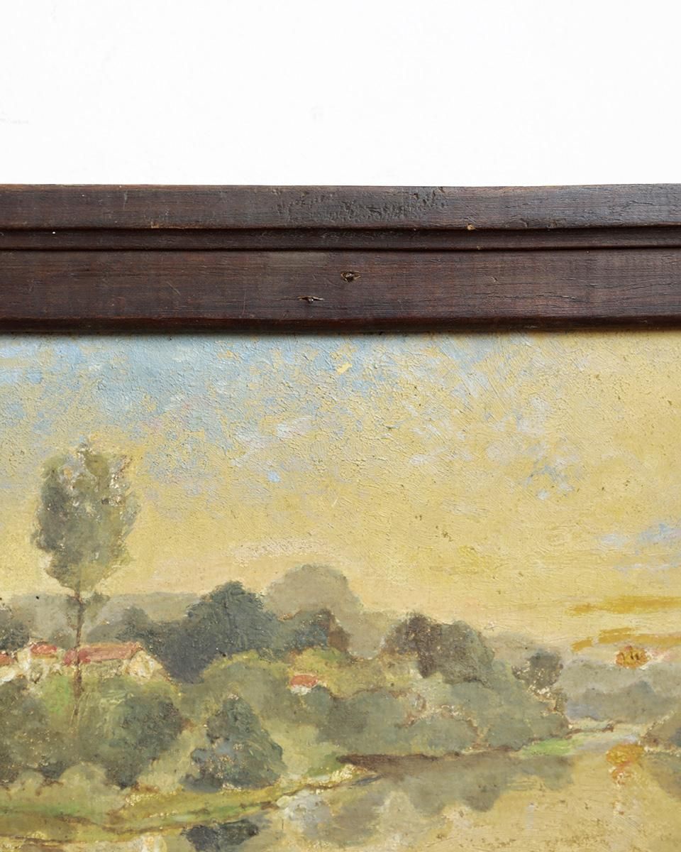 フランスアンティーク 油絵画 (油彩画）風景.9 | Antiques Knock