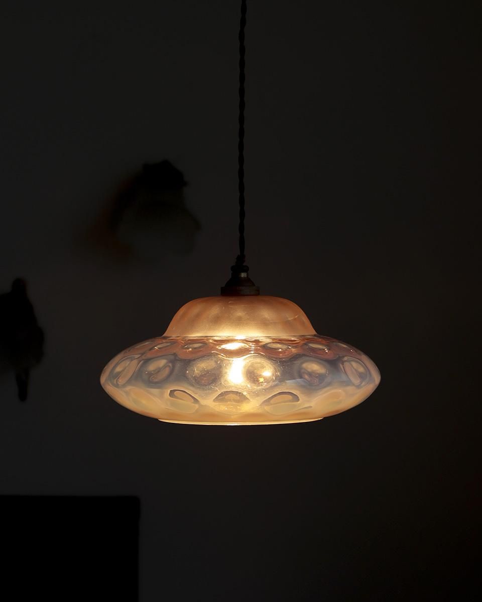 専用です。フランスアンティーク　ピンクガラスランプシェードのみ 専用です。フランスアンティーク ピンクガラスランプシェード