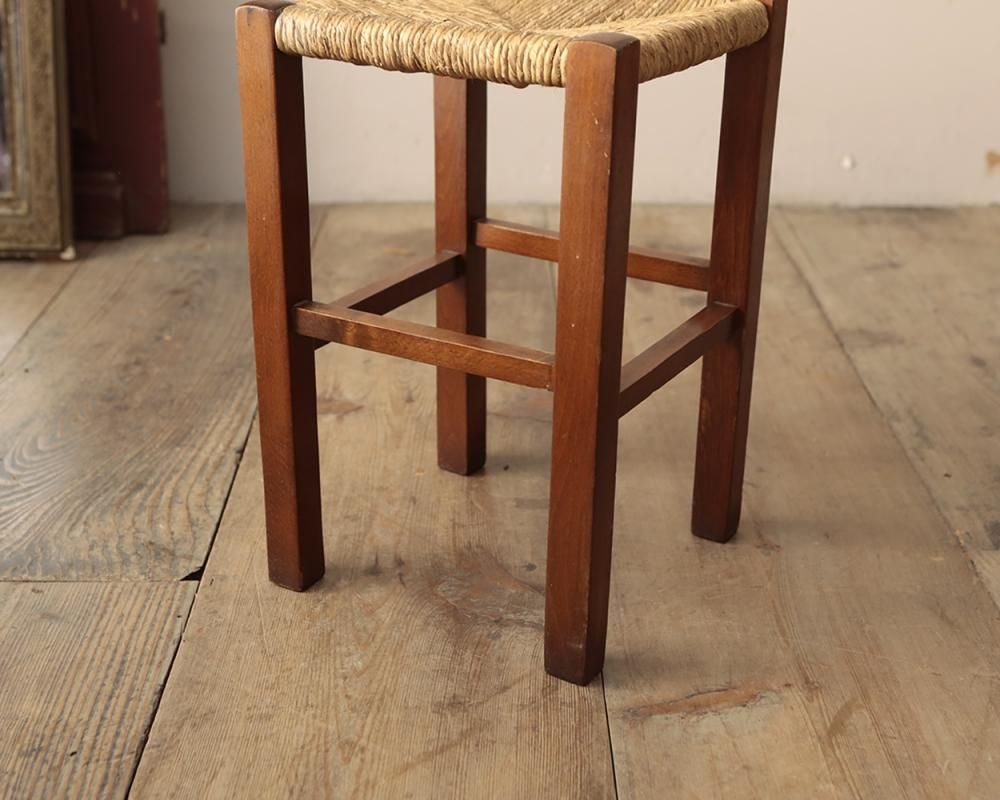 アンティーク ラッシュスツール ウッドスツール | Antiques Knock