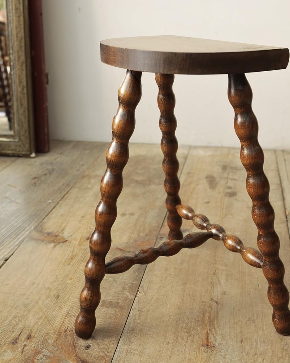 アンティーク ボビンレッグ ウッドスツール.15 | Antiques Knock アンティーク ボビンレッグ ウッドスツール.15 | Antiques Knock
