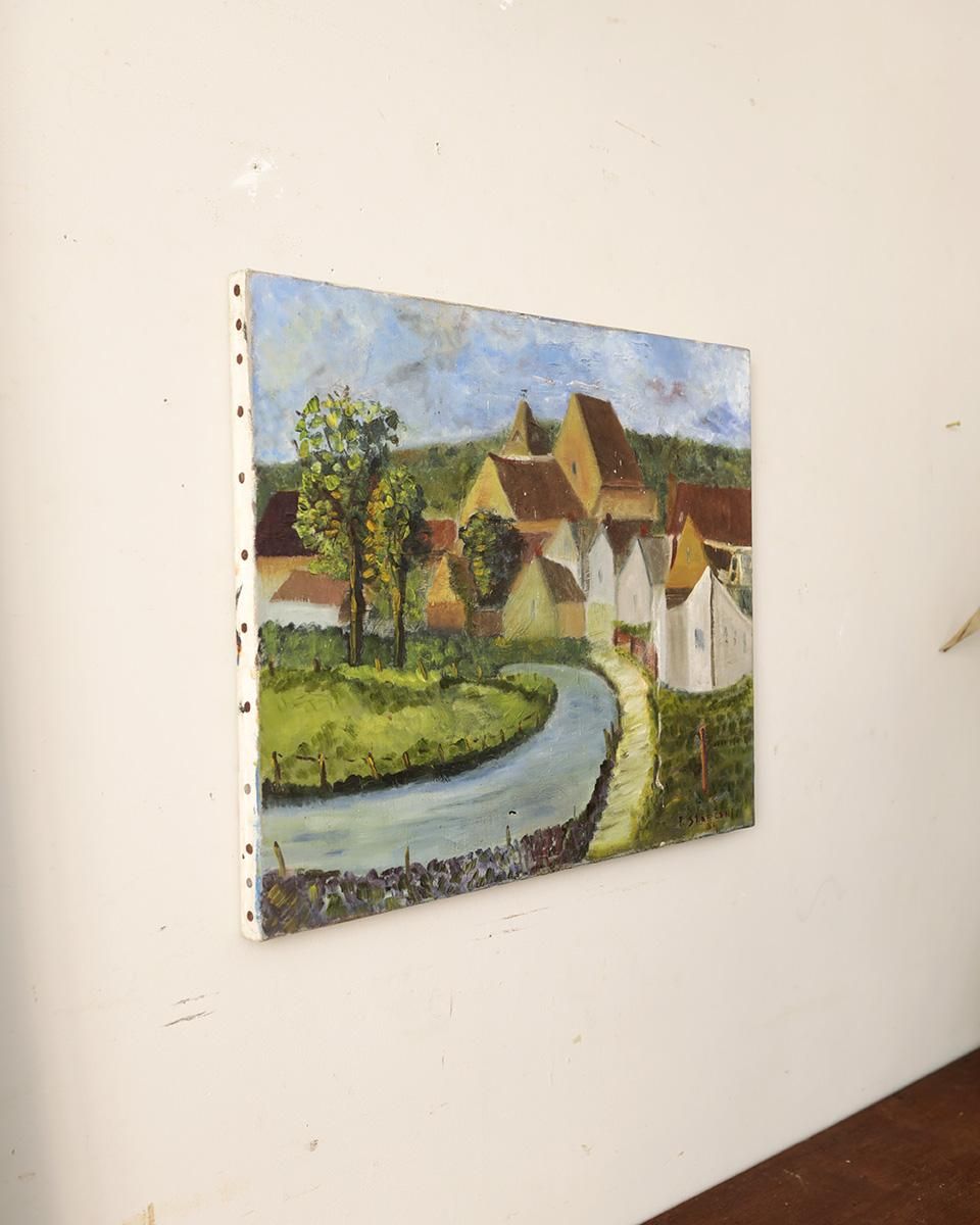 フランスアンティーク 油絵画 (油彩画)風景.9 | Antiques Knock フランスアンティーク 油絵画 (油彩画)風景.9 | Antiques Knock