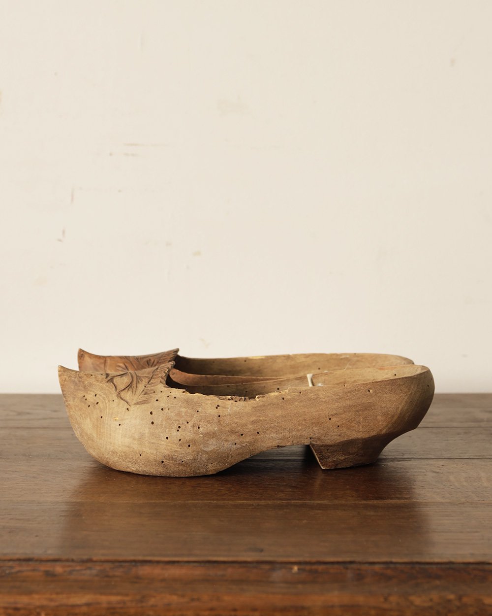 フランスアンティーク サボ （木靴）.a | Antiques Knock