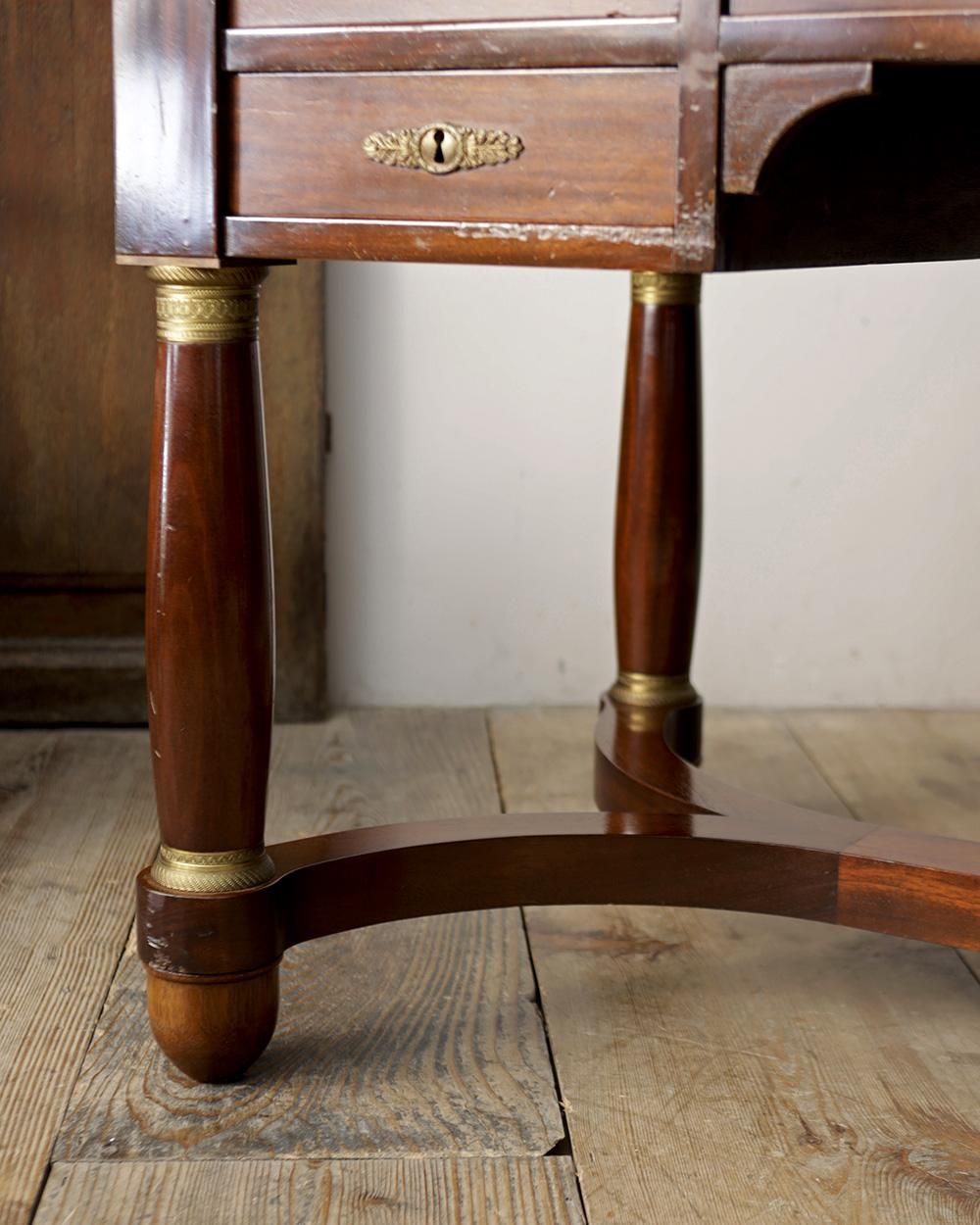 フランスアンティーク レザートップ ワークデスク | Antiques Knock