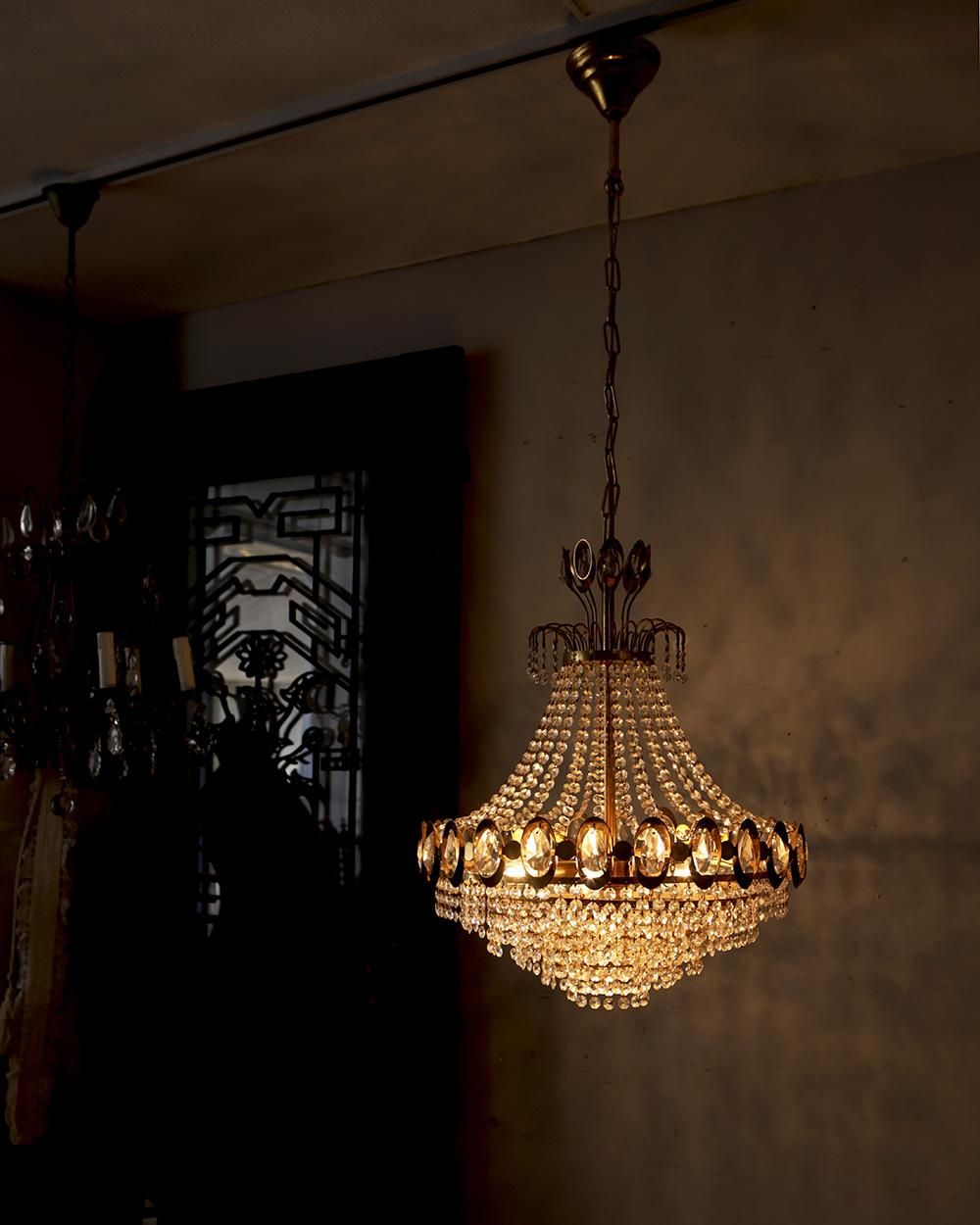 【美品】フランスアンティーク エンパイア様式 1灯シャンデリア[3608] シャンデリア/8灯シャンデリア/アンティークシャンデリア