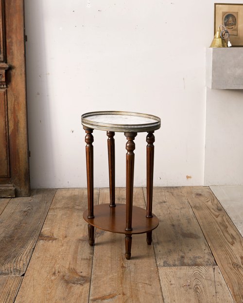  ޡ֥ȥåץɥơ֥.2  Marble Top Side Table.2 