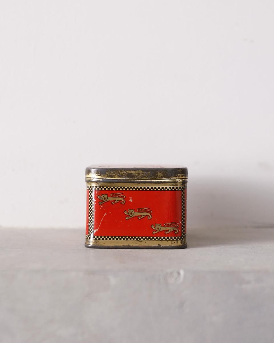フランスアンティーク イギリス LYONS TEA 紅茶缶 ブリキ缶 Tin フランスアンティーク イギリス LYONS TEA 紅茶缶 ブリキ缶 Tin