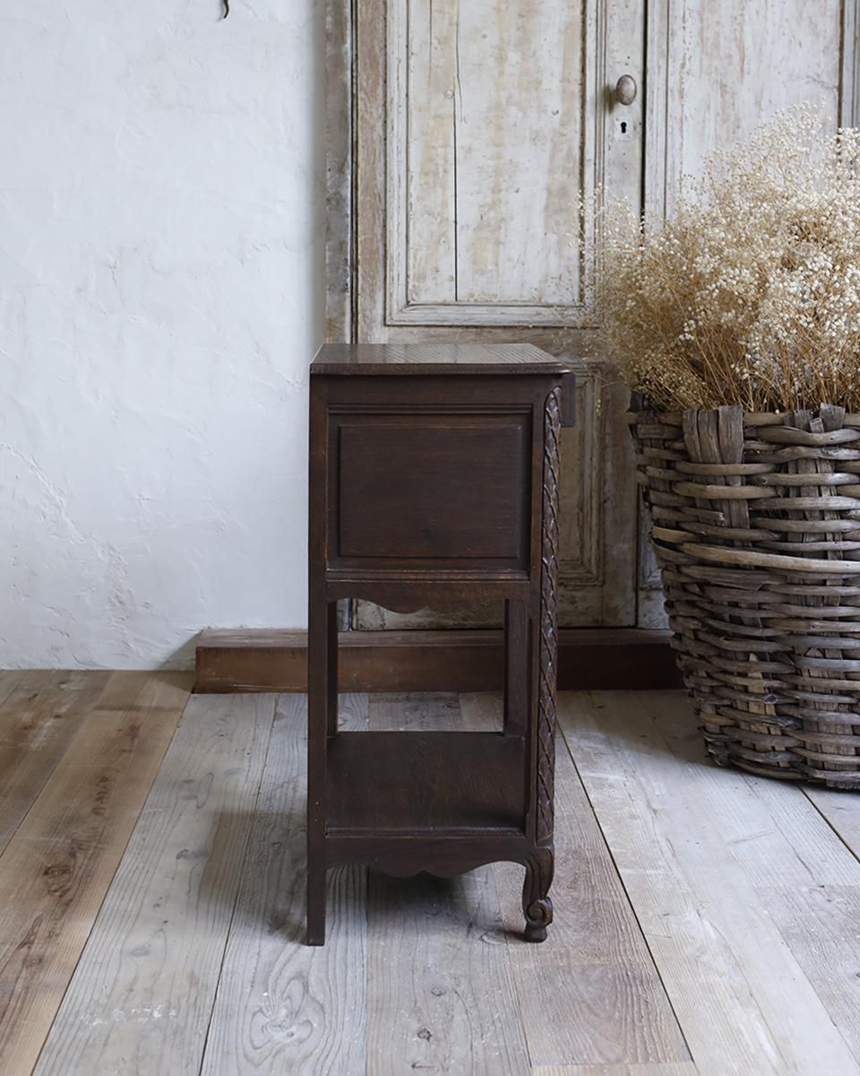 フランスアンティーク ジャコビアンスタイル ナイトキャビネット