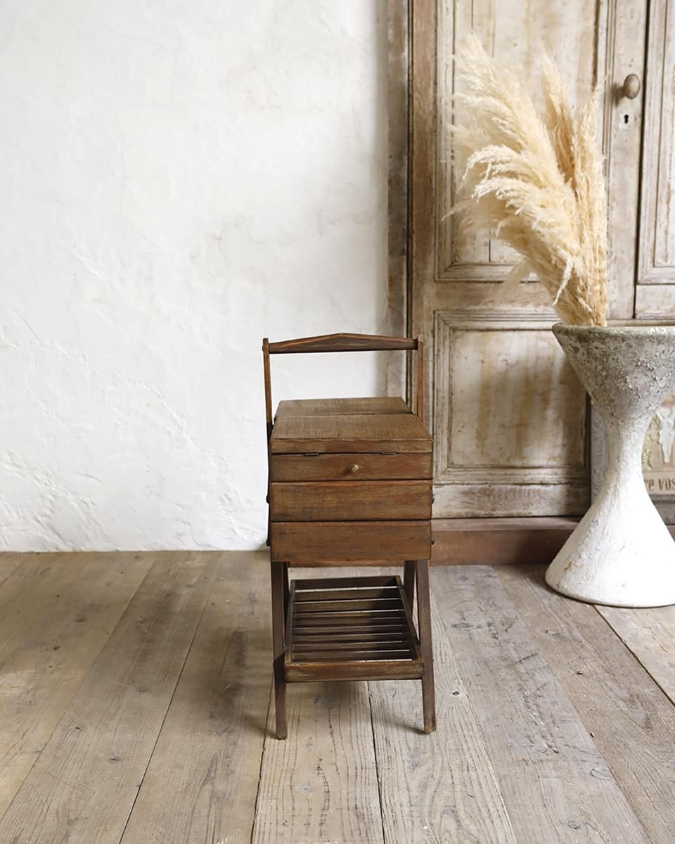 アンティーク 木製 ソーイングボックス.16 | Antiques Knock