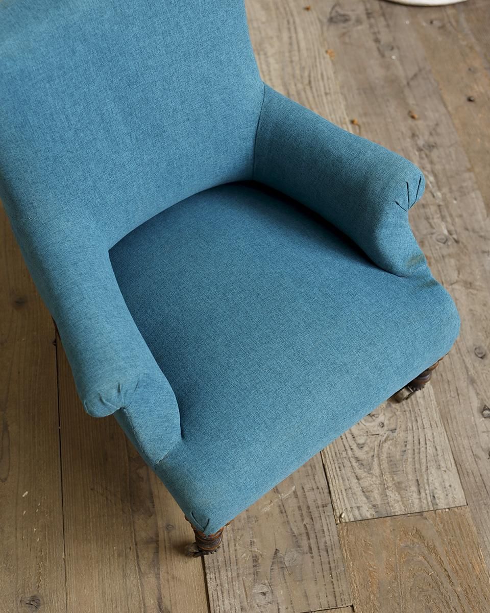 フランスアンティーク キッズ シングルソファ（アームチェア