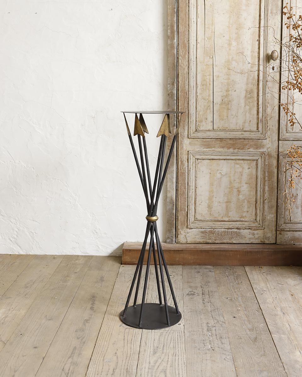 ヴィンテージ　花台　フラワースタンド　フランス フランスアンティーク アイアンフラワースタンド.1｜Antiques Knock