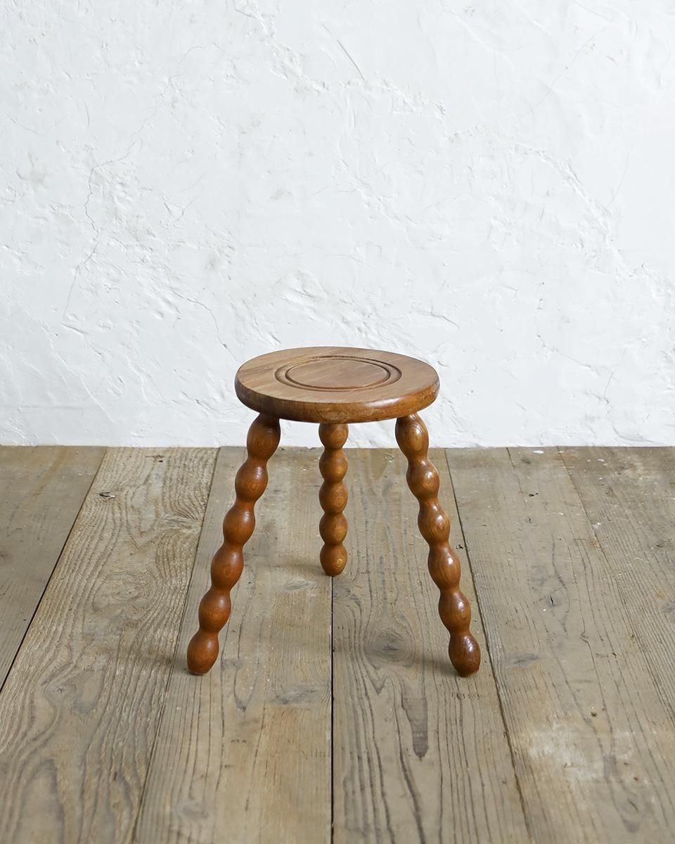 アンティーク ウッドスツール.43 | Antiques Knock
