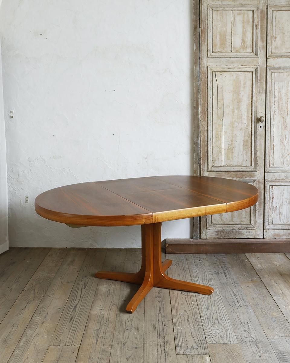 アンティーク エクステンション ラウンドテーブル (ダイニングテーブル