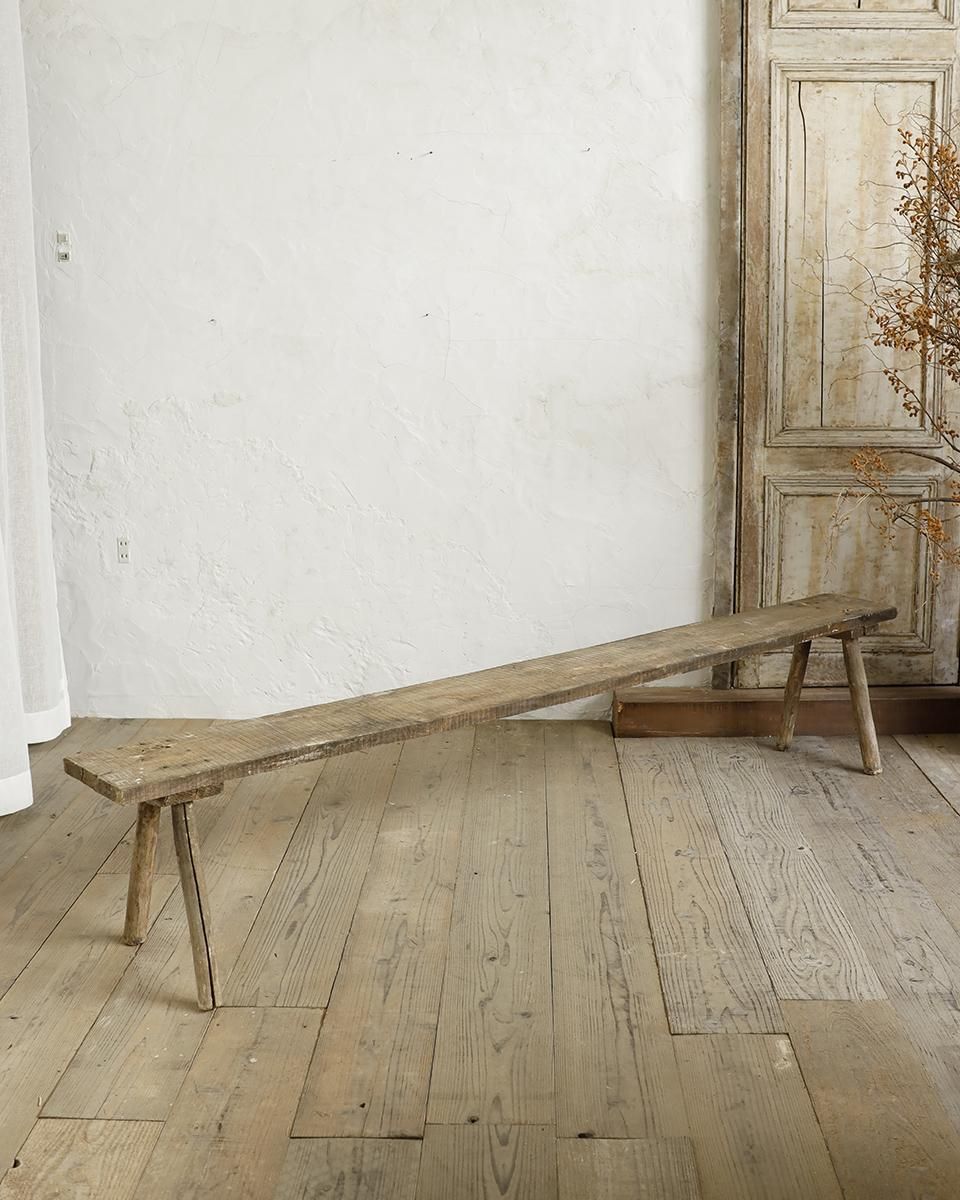 フランスアンティーク ウッドベンチ / 木製ベンチ | Antiques Knock フランスアンティーク ウッドベンチ / 木製ベンチ | Antiques Knock