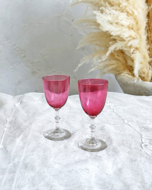  クランベリー アペリティフグラス.1  Cranberry Aperitif Glass.1  
