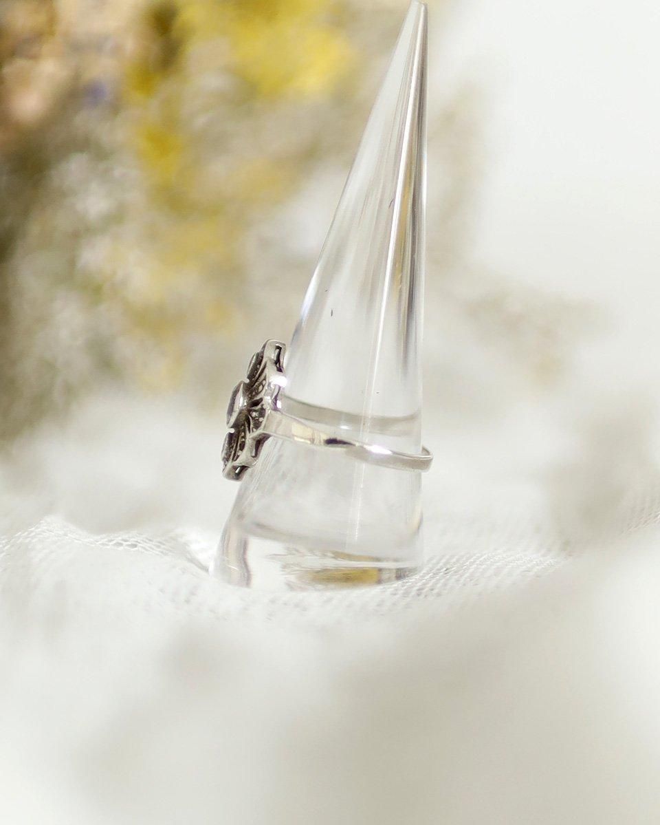 70's◆ビンテージ　シルバーリング 　アンティーク　フランス フランスアンティーク ヴィンテージ シルバーリング.8