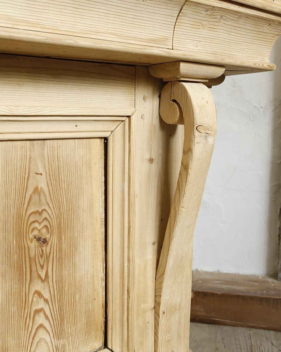 フランスアンティーク木製ショップカウンター/レジ台/テーブル机(86-184) フランスアンティーク木製ショップカウンター/レジ台/テーブル机