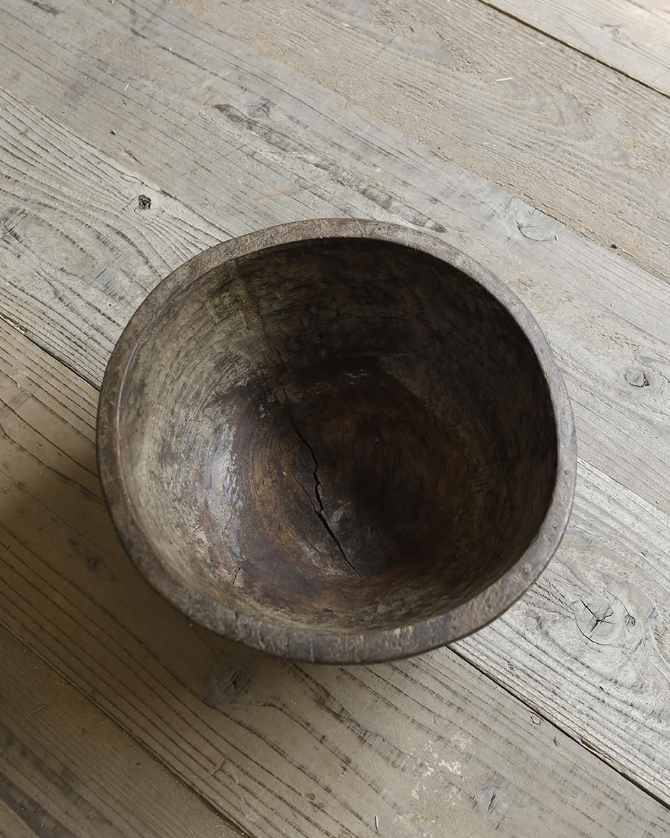 アンティーク ウッドボウル.5 丸型こね鉢 | Antiques Knock アンティーク ウッドボウル.5 丸型こね鉢 | Antiques Knock