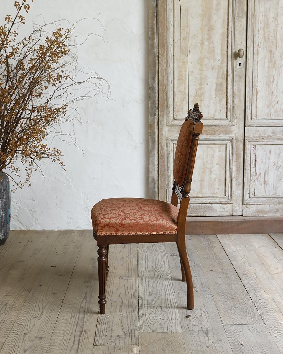 フランスアンティーク ファブリックチェア ルイ16世様式チェア.9