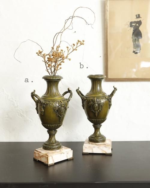 フランスアンティーク ブロンズ製フラワーベース.24 ｜Antiques